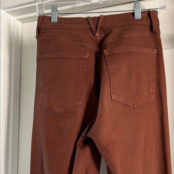 Veronica Beard Maera Skinny High Rise Button Up Brown Denim Jeans size 28 - Picture 6 of 10